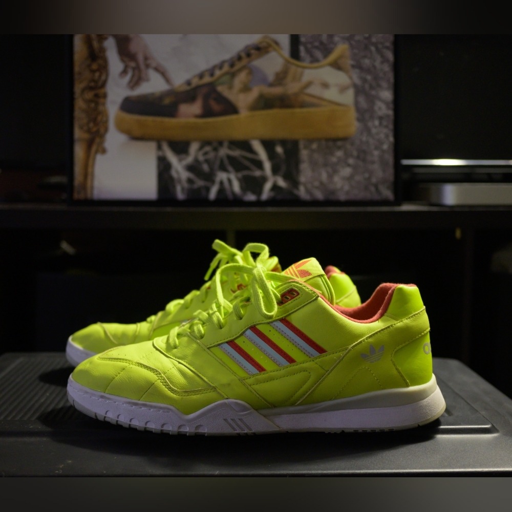 Adidas A.R. Trainers Solar Yellow.